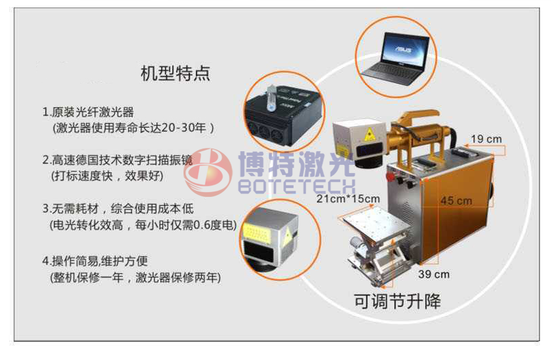 便攜式手持式激光打標(biāo)機