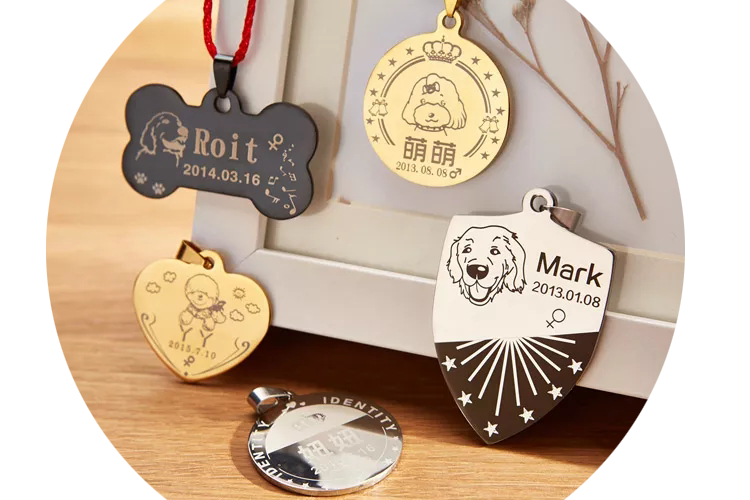 寵物項鏈激光打標(biāo) 寵物項鏈激光打標(biāo)